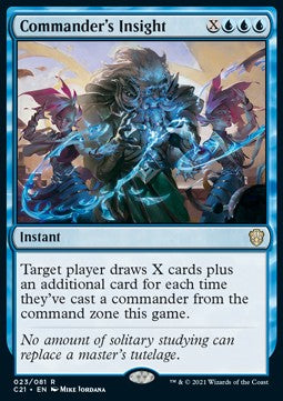 Commander's Insight - Commander: Strixhaven (Rare) [C21-23]