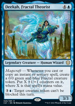 Deekah, Fractal Theorist⁣ - Commander: Strixhaven⁣ (Rare)⁣ [26]