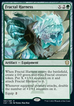 Fractal Harness - Commander: Strixhaven (Rare) [C21-61]