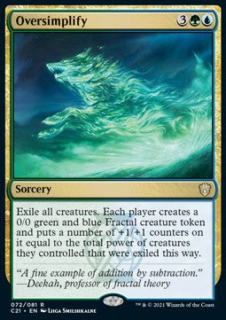 Oversimplify⁣ - Commander: Strixhaven⁣ (Rare)⁣ [72]