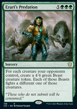 Ezuri's Predation - Commander: Strixhaven (Rare) [C21-188]
