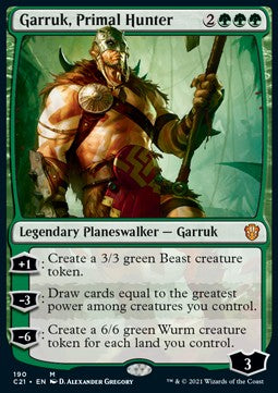 Garruk, Primal Hunter⁣ - Commander: Strixhaven⁣ (Mythic)⁣ [190]