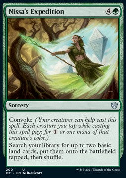 Nissa's Expedition⁣ - Commander: Strixhaven⁣ (Uncommon)⁣ [200]