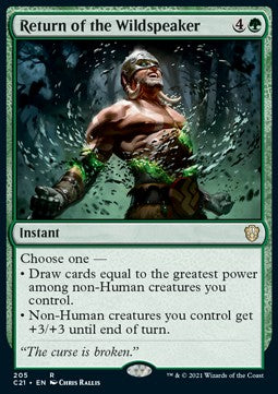 Return of the Wildspeaker⁣ - Commander: Strixhaven⁣ (Rare)⁣ [205]
