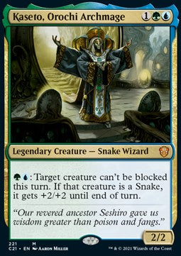 Kaseto, Orochi Archmage⁣ - Commander: Strixhaven⁣ (Mythic)⁣ [221]