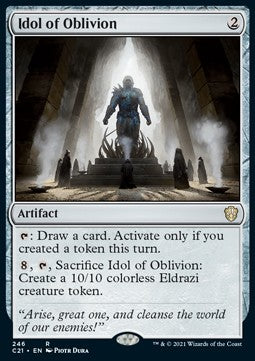 Idol of Oblivion - Commander: Strixhaven (Rare) [C21-246]