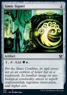 Simic Signet⁣ - Commander: Strixhaven⁣ (Common)⁣ [262]