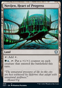 Novijen, Heart of Progress⁣ - Commander: Strixhaven⁣ (Uncommon)⁣ [305]