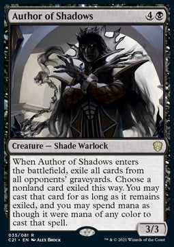Author of Shadows⁣ - Commander: Strixhaven⁣ (Rare)⁣ [35]