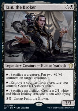 Fain, the Broker - Commander: Strixhaven (Rare) [C21-40]