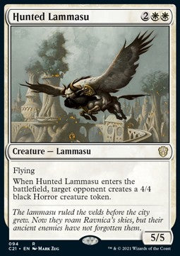 Hunted Lammasu⁣ - Commander: Strixhaven⁣ (Rare)⁣ [94]