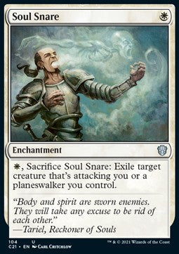 Soul Snare⁣ - Commander: Strixhaven⁣ (Uncommon)⁣ [104]