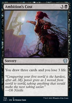 Ambition's Cost - Commander: Strixhaven (Uncommon) [C21-134]