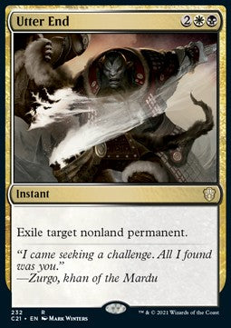 Utter End - Commander: Strixhaven (Rare) [C21-232]