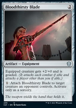 Bloodthirsty Blade - Commander: Strixhaven (Uncommon) [C21-235]