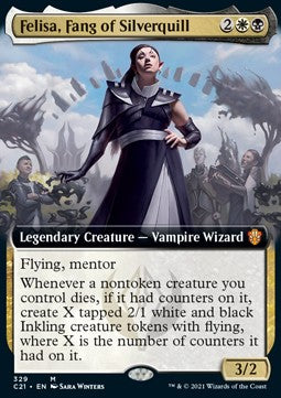 Felisa, Fang of Silverquill⁣ - Commander: Strixhaven: Extras⁣ (Mythic)⁣ [329]