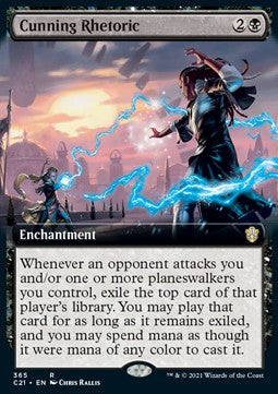 Cunning Rhetoric - Commander: Strixhaven: Extras (Rare) [XC21-365]