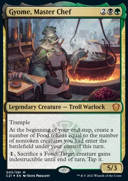 Gyome, Master Chef⁣ - Commander: Strixhaven⁣ (Mythic)⁣ [5]