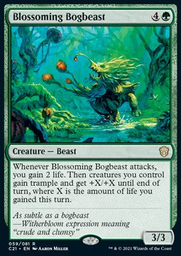 Blossoming Bogbeast⁣ - Commander: Strixhaven⁣ (Rare)⁣ [59]