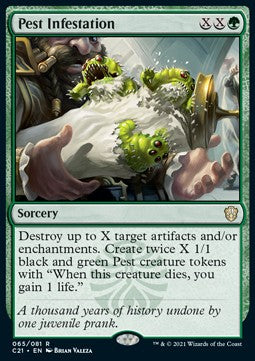 Pest Infestation⁣ - Commander: Strixhaven⁣ (Rare)⁣ [65]