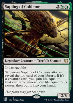 Sapling of Colfenor - Commander: Strixhaven (Rare) [C21-228]