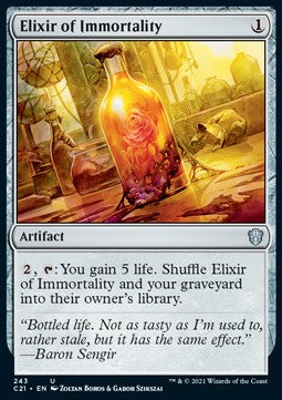 Elixir of Immortality⁣ - Commander: Strixhaven⁣ (Uncommon)⁣ [243]