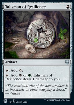 Talisman of Resilience⁣ - Commander: Strixhaven⁣ (Uncommon)⁣ [270]