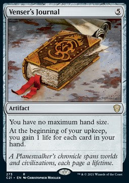 Venser's Journal⁣ - Commander: Strixhaven⁣ (Rare)⁣ [273]