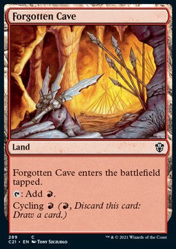 Forgotten Cave⁣ - Commander: Strixhaven⁣ (Common)⁣ [289]