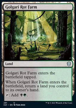 Golgari Rot Farm - Commander: Strixhaven (Uncommon) [C21-291]