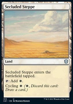 Secluded Steppe⁣ - Commander: Strixhaven⁣ (Uncommon)⁣ [315]