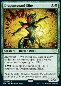 Dragonsguard Elite (V.1)⁣ - Strixhaven: School of Mages: Promos⁣ (Rare)⁣ [127]