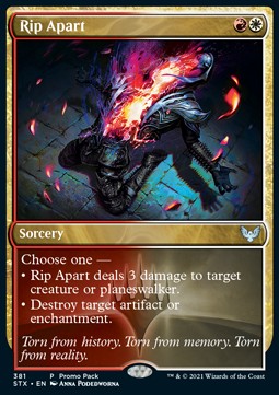 Rip Apart⁣ - Strixhaven: School of Mages: Promos⁣ (Uncommon)⁣ [381]