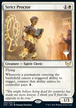 Strict Proctor (V.2)⁣ - Strixhaven: School of Mages: Promos⁣ (Rare)⁣ [33]