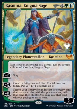 Kasmina, Enigma Sage (V.2)⁣ - Strixhaven: School of Mages: Promos⁣ (Mythic)⁣ [196]
