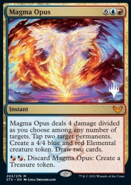 Magma Opus (V.2)⁣ - Strixhaven: School of Mages: Promos⁣ (Mythic)⁣ [203]