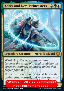 Adrix and Nev, Twincasters (V.2)⁣ - Commander: Strixhaven: Extras⁣ (Special)⁣ [9]