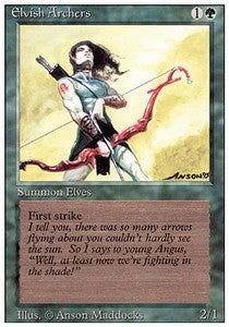 Elvish Archers⁣ - Revised⁣ (Rare)