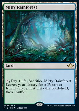 Misty Rainforest⁣ - Modern Horizons 2⁣ (Rare)⁣ [250]