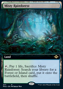 Misty Rainforest (V.3)⁣ - Modern Horizons 2: Extras⁣ (Rare)⁣ [477]