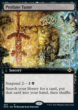 Profane Tutor (V.3)⁣ - Modern Horizons 2: Extras⁣ (Rare)⁣ [452]