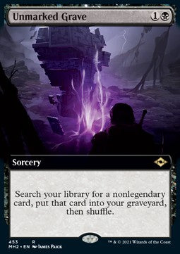 Unmarked Grave⁣ - Modern Horizons 2: Extras⁣ (Rare)⁣ [453]
