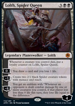 Lolth, Spider Queen⁣ - Adventures in the Forgotten Realms⁣ (Mythic)⁣ [112]