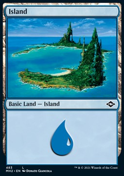 Island (V.1)⁣ - Modern Horizons 2: Extras⁣ (Land)⁣ [483]