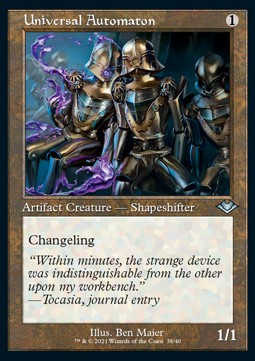 Universal Automaton (V.1)⁣ - Modern Horizons: Retro Frame Cards⁣ (Uncommon)⁣ [38]