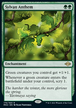 Sylvan Anthem⁣ - Modern Horizons 2⁣ (Rare)⁣ [176]