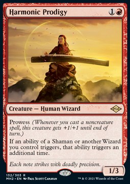 Harmonic Prodigy⁣ - Modern Horizons 2⁣ (Rare)⁣ [132]