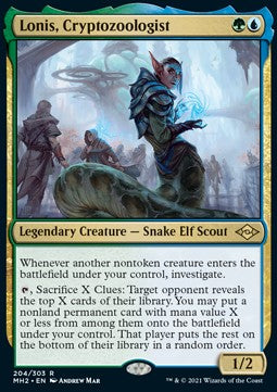 Lonis, Cryptozoologist⁣ - Modern Horizons 2⁣ (Rare)⁣ [204]
