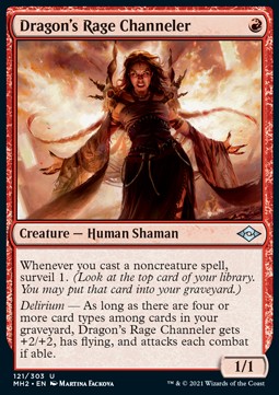 Dragon's Rage Channeler⁣ - Modern Horizons 2⁣ (Uncommon)⁣ [121]