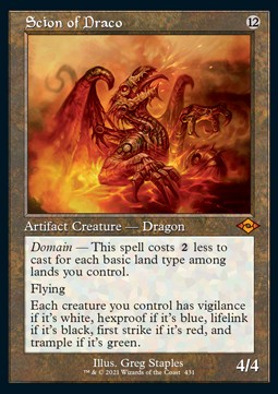 Scion of Draco (V.2)⁣ - Modern Horizons 2: Extras⁣ (Mythic)⁣ [431]